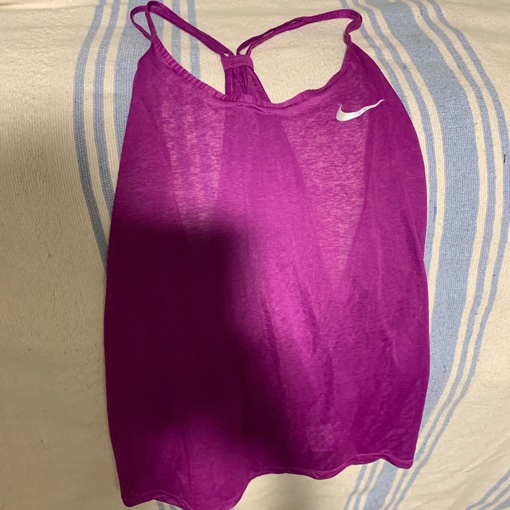 Nike shear purple tank top